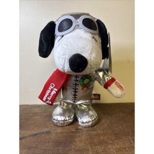 Peanuts 10" Snoopy Musical Flying Ace Animated Dances Musical Christmas WORKS!